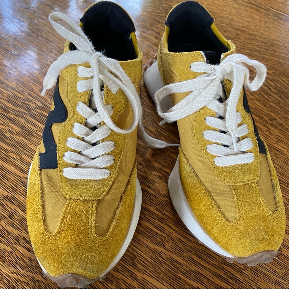 Steve Madden Campo Sneaker in Mustard - Picture 11 of 14